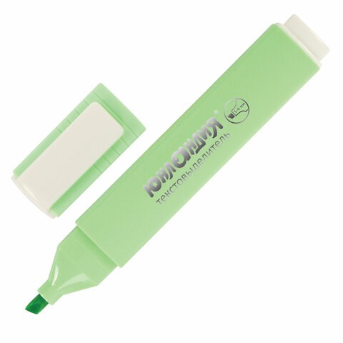 Текстовыделитель ЮНЛАНДИЯ "COLORSTAR PASTEL", МЯТА, линия 1-4 мм, 151711 151711 - фото 194258