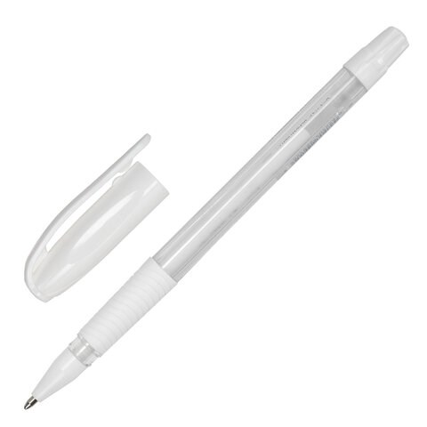 Ручка гелевая с грипом PENSAN "Neon Gel", БЕЛАЯ, узел 1 мм, линия письма 0,8 мм, 2290/12 143851 - фото 198580