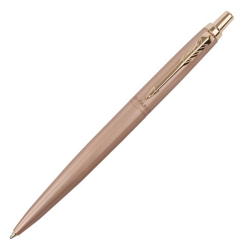 Ручка шариковая PARKER "Jotter XL Monochrome Pink Gold PGT", корпус "розовое золото", сталь, синяя, 2122755 143765 - фото 200610