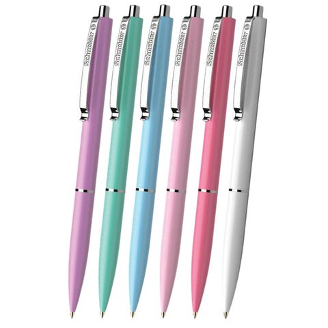 Ручка шариковая автоматическая SCHNEIDER (Германия) "K15 Pastel", СИНЯЯ, пастель ассорти, узел 1 мм, 130840 143757 - фото 202144