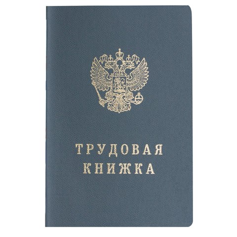 Бланк документа "Трудовая книжка", 88х125 мм, ГОЗНАК 121229 - фото 212632