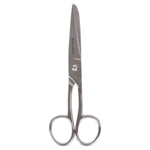Ножницы цельнометаллические BRAUBERG "Professional", 150 мм, классической формы, 237101 237101 - фото 224894