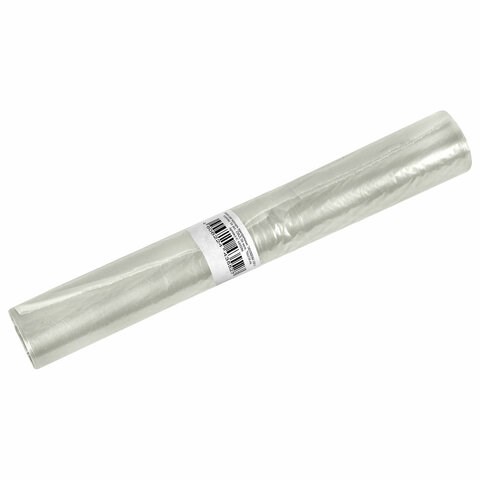 Мешки для мусора прозрачные, ЭКОНОМ, 120 л, в рулоне 10 шт., ПВД, 30 мкм, 70х110 см, 609206 609206 - фото 245361