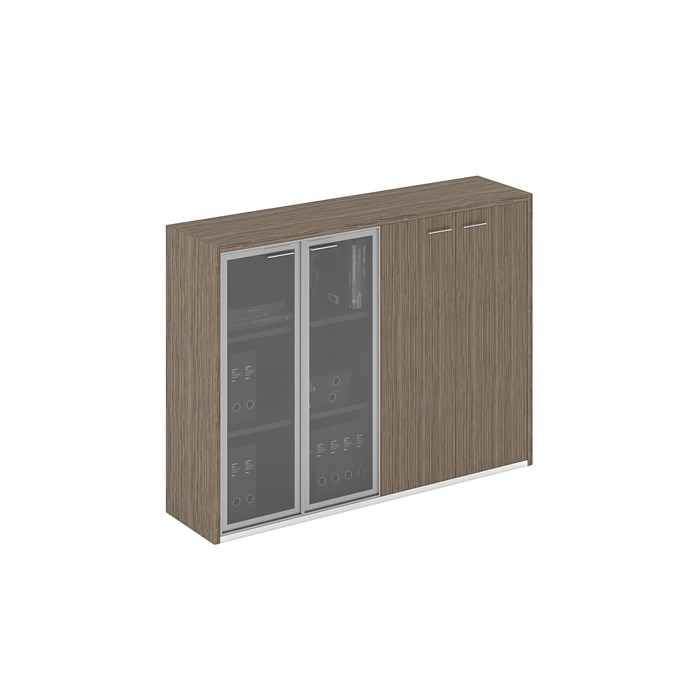 Шкаф средний комбинированный, 4-дверный 210524 - фото 302947