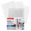Папки-файлы перфорированные с антибликовой текстурой А4 BRAUBERG PIXEL, КОМПЛЕКТ 100 шт., 30 мкм, 271826 271826 - фото 183168