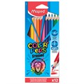 Карандаши цветные MAPED "COLOR PEP'S Strong", 12 цветов, трехгранные, грифель 3,2 мм, 862712 181988 - фото 187049