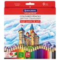 Карандаши цветные мягкие BRAUBERG АКАДЕМИЯ, 24 цвета, шестигранные, грифель 3 мм, натуральное дерево, 181866 181866 - фото 187143