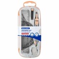 Готовальня BRAUBERG SCHOOL KIT, 9 предметов, циркуль 125 мм, чертежные принадлежности, персиковый цвет, 210715 210715 - фото 195825