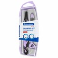 Готовальня BRAUBERG ULTRA, 4 предмета: циркуль 135 мм, запасной грифель, насадка, лавандовый цвет, 210823 210823 - фото 195849