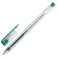Ручка гелевая STAFF "Basic" GP-789, ЗЕЛЕНАЯ, корпус прозрачный, хромированные детали, узел 0,5 мм, линия письма 0,35 мм, 142791 142791 - фото 198319