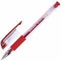 Ручка гелевая с грипом BRAUBERG "EXTRA GT NEEDLE", КРАСНАЯ, игольчатый узел 0,5 мм, линия 0,35 мм, 143921 143921 - фото 198436