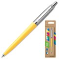 Ручка шариковая PARKER "Jotter Orig Yellow", корпус желтый, нержавеющая сталь, блистер, синяя, 2076056 143862 - фото 200526