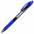 Ручка шариковая автоматическая с грипом BRAUBERG OFFICE STYLE, СИНЯЯ, игольчатый наконечник 0,7мм, линия 0,35мм, тонированный корпус, 144210 144210 - фото 202378