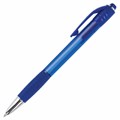 Ручка шариковая автоматическая с грипом BRAUBERG SUPER, СИНЯЯ, корпус синий, узел 0,7 мм, линия письма 0,35 мм, 143374 143374 - фото 202401