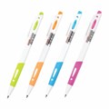 Ручка шариковая автоматическая с грипом STAFF "BP-16 White", СИНЯЯ, ассорти, линия письма 0,35 мм, 143749 143749 - фото 202446