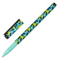 Ручка шариковая BRAUBERG SOFT TOUCH GRIP "CITRUS", СИНЯЯ, мягкое покрытие, узел 0,7 мм, 143717 143717 - фото 203533