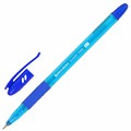 Ручка шариковая масляная с грипом BRAUBERG GLASSY TONE, СИНЯЯ, узел 0,7 мм, линия письма 0,35 мм, 144108 144108 - фото 205302