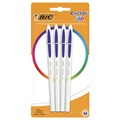 Ручки шариковые BIC "Cristal Up", НАБОР 4 шт., СИНИЕ, узел 1 мм, линия письма 0,32 мм, блистер, 949875 143973 - фото 205904
