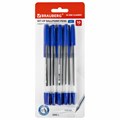 Ручки шариковые BRAUBERG "M-500 CLASSIC", НАБОР 10 шт., СИНИЕ, узел 0,7 мм, линия письма 0,35 мм, 143454 143454 - фото 205971