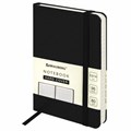 Блокнот МАЛЫЙ ФОРМАТ (93х140 мм) А6, BRAUBERG ULTRA, балакрон, 80 г/м2, 96 л., клетка, черный, 113052 113052 - фото 210390