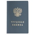 Бланк документа "Трудовая книжка", 88х125 мм, ГОЗНАК 121229 - фото 212632