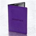 Обложка для паспорта, мягкий полиуретан, "PASSPORT", фиолетовая, STAFF, 237608 237608 - фото 213324