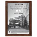 Рамка 21х30 см, дерево, багет 20 мм, BRAUBERG "Business", махагон, акриловый экран, 391293 391293 - фото 229445