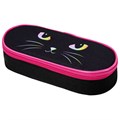 Пенал-футляр BRAUBERG, 1 отделение, органайзер, полиэстер, 22x9x5 см, "Cat eye", 271585 271585 - фото 259411