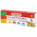 Пластилин классический ПИФАГОР "Веселая такса", 6 цветов, 90 г, СО СТЕКОМ, 106674 106674 - фото 279744