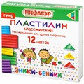 Пластилин классический ПИФАГОР "ЭНИКИ-БЕНИКИ СУПЕР", 12 цветов, 120 г, стек, 106505 106505 - фото 279753