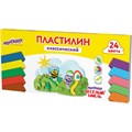 Пластилин классический ЮНЛАНДИЯ "ВЕСЁЛЫЙ ШМЕЛЬ", 24 цвета, 480 грамм, стек, ВЫСШЕЕ КАЧЕСТВО, 106433 106433 - фото 279813