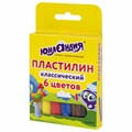 Пластилин классический ЮНЛАНДИЯ "ЮНЛАНДИК-СКУЛЬПТОР", 6 цветов, 120 г, ВЫСШЕЕ КАЧЕСТВО, 105028 105028 - фото 279878