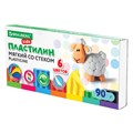 Пластилин мягкий восковой BRAUBERG KIDS, 6 цветов, 90 г, со стеком, 106493 106493 - фото 279951