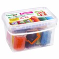 Пластилин-тесто для лепки BRAUBERG KIDS, 12 цветов., 600 г, 6 формочек, 1 скалка, ведерко, 106721 106721 - фото 280159