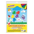 Цветная бумага, А4, мелованная САМОКЛЕЯЩАЯСЯ, 5 листов 5 цветов, 80 г/м2, ЮНЛАНДИЯ, 129284 129284 - фото 282225