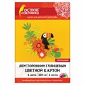 Картон цветной БОЛЬШОЙ А3, 2-сторонний МЕЛОВАННЫЙ, 6 листов, 6 цветов, ОСТРОВ СОКРОВИЩ, 111317 111317 - фото 283744