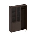 Шкаф комбинированный (со стеклом + для одежды узкий) 203358 - фото 302426