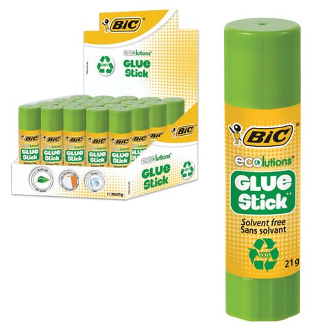 Клей-карандаш BIC "ECOlutions", 21 г, 8923452 225023 - фото 176082