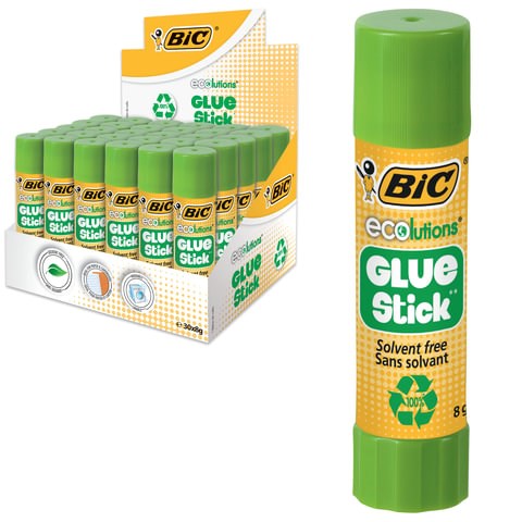 Клей-карандаш BIC "ECOlutions", 8 г, 8923442 225024 - фото 176084