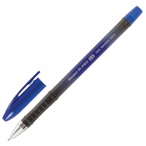 Ручка шариковая масляная BRAUBERG "Model-M PRO", СИНЯЯ, узел 0,5 мм, линия письма 0,25 мм, 143252 143252 - фото 204513