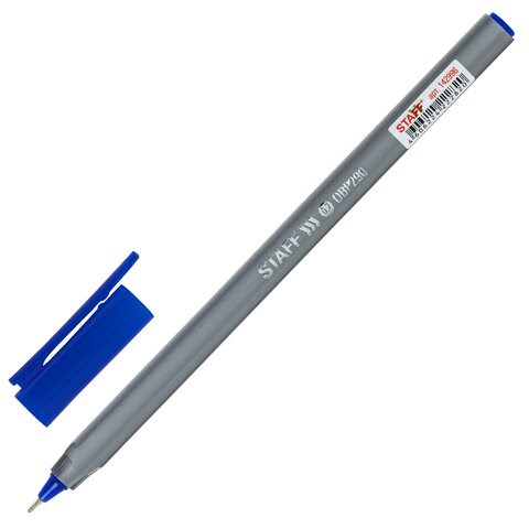 Ручка шариковая масляная STAFF "EVERYDAY" OBP-290, СИНЯЯ, трехгранная, узел 0,7 мм, линия письма 0,35 мм, 142996 142996 - фото 204955
