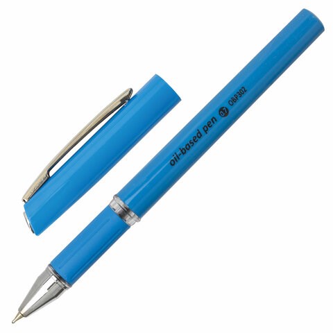Ручка шариковая масляная с грипом BRAUBERG "Roll", СИНЯЯ, корпус синий, узел 0,7 мм, линия письма 0,35 мм, 143005 143005 - фото 205245