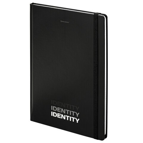 Блокнот с резинкой в клетку 96 л., БОЛЬШОЙ ФОРМАТ А4 204х299 мм, BRAUBERG, "Identity", 115528 115528 - фото 212055