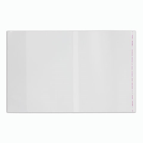 Обложки ПП для учебников старших классов МАЛОГО ФОРМАТА, КОМПЛЕКТ 5 шт., КЛЕЙКИЙ КРАЙ, 70 мкм, 230х380 мм, прозрачные, ПИФАГОР, 227411 227411 - фото 247813