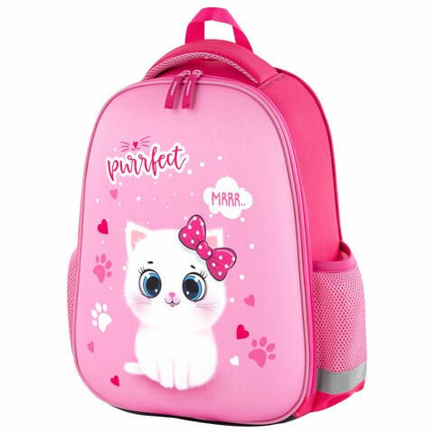Ранец ПИФАГОР EVA BASIC, 1 отделение, "Fluffy cat", 39х30х16 см, 270691 270691 - фото 266446