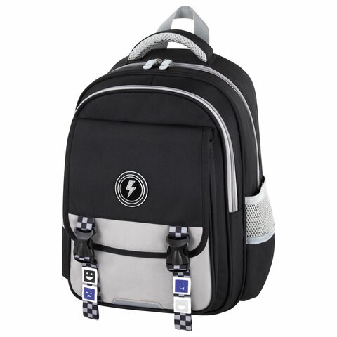 Рюкзак BRAUBERG SNAP, 2 отделения, 3 кармана, "Original black", 39х28х16 см, 272066 272066 - фото 270154