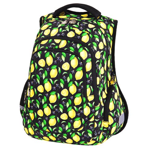 Рюкзак BRAUBERG SPECIAL, "Lemons", 44х30х13 см, 270671 270671 - фото 270260