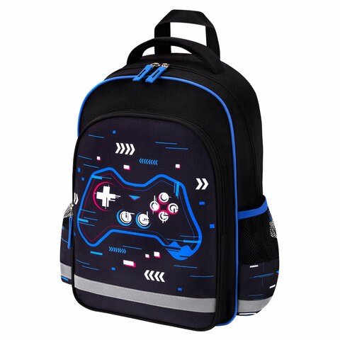 Рюкзак ПИФАГОР SCHOOL, 1 отделение, 3 кармана, "Lucky gamer", 38x28х14 см, 273172 273172 - фото 270532