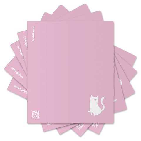 Тетрадь обложка пластик, А5, 48 л., скоба, клетка, ERICH KRAUSE, "Brave cats" (микс в спайке), 61955 405265 - фото 274889