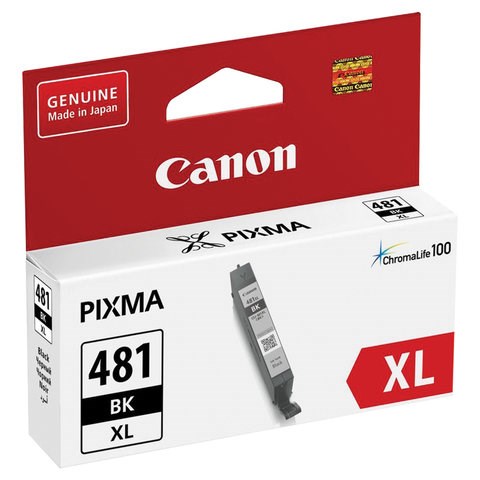 Картридж струйный CANON (CLI-481BK XL) для PIXMA TS704/TS6140, черный, ресурс 3998 страниц, оригинальный, 2047C001 363217 - фото 284882
